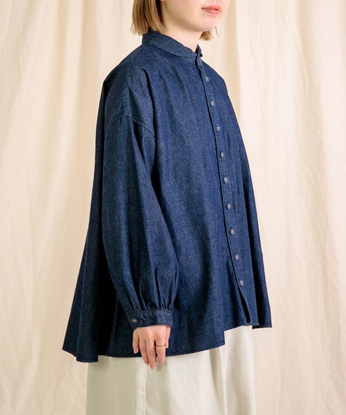 Brocante / ブロカント] 5ozデニム セルクルシャツ | Domingo