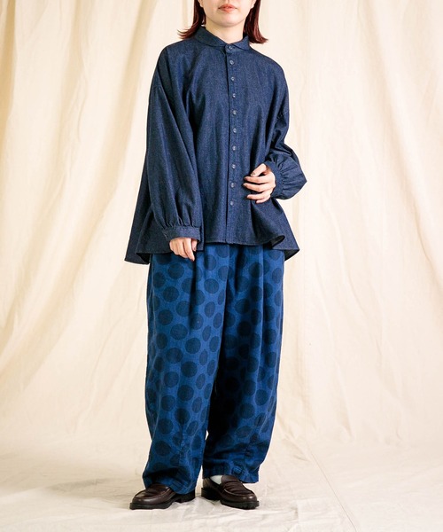Brocante（ブロカント）の「[Brocante / ブロカント] 5ozデニム セルクルシャツ（シャツ/ブラウス・レディース・ワンウォッシュ・2）」の7枚目の写真