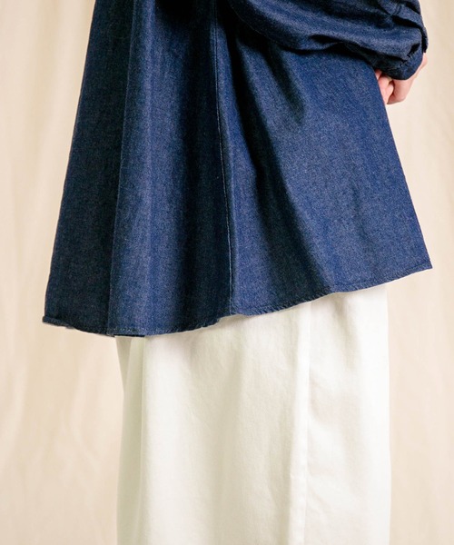Brocante（ブロカント）の「[Brocante / ブロカント] 5ozデニム セルクルシャツ（シャツ/ブラウス・レディース・ワンウォッシュ・2）」の14枚目の写真