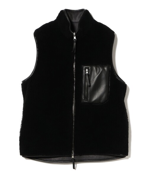 CINQUANTA ムートンベスト 別注】CINQUANTA / ムートン リバーシブル ベスト（ベスト