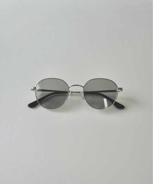 Lynn.（リン）の「Sunday vintage metal glasses /UVカットサングラス（サングラス・レディース・シルバー・FREE）」の2枚目の写真