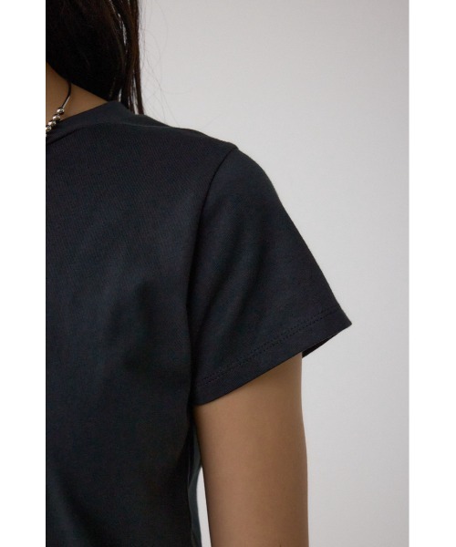 AZUL by moussy(アズールバイマウジー)の「グリッタープリントTシャツ(Tシャツ/カットソー・レディース・ブラック/ホワイト/ピンク・FREE)」の19枚目の写真