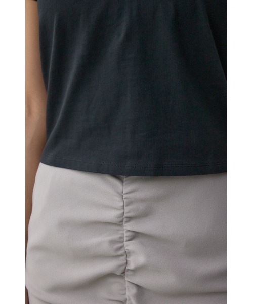 AZUL by moussy(アズールバイマウジー)の「グリッタープリントTシャツ(Tシャツ/カットソー・レディース・ブラック/ホワイト/ピンク・FREE)」の20枚目の写真