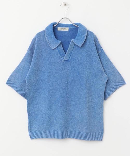 キャピタル　　インディゴポロシャツ URBAN RESEARCH Sonny Label ポロシャツ インディゴパイル