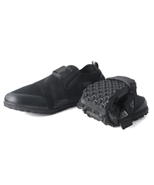 London Shoe Make(ロンドンシューメイク)の「【非常時も遊びもこの一足】防災×アウトドアシューズ / 難燃・防刃・踏み抜き防止仕様 / ADX-01(スリッポン・メンズ・ブラック/カーキ系・SMALL/LARGE/MEDIUM)」の21枚目の写真