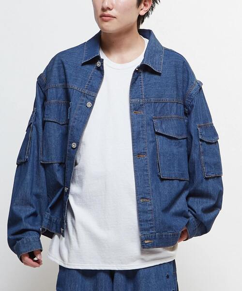 美品　CONVERSE TOKYO　デニムジャケット セール】【CONVERSE TOKYO×KURO】別注 DENIM JACKET UNISEX