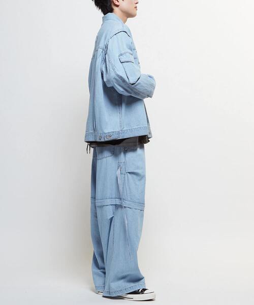 2WAY DETACHABLE DENIM BLOUSON(SET UP)（デニムジャケット