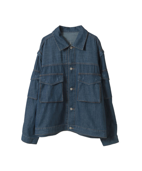 美品　CONVERSE TOKYO　デニムジャケット セール】【CONVERSE TOKYO×KURO】別注 DENIM JACKET UNISEX