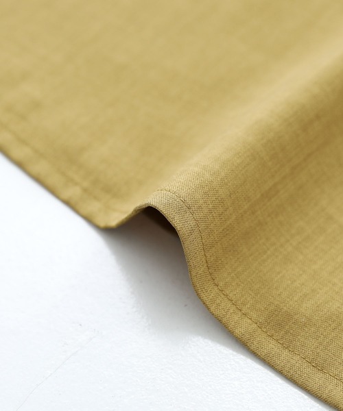 n'OrLABEL（ノアールレーベル）の「『リネンライクワークシャツワンピース』（シャツワンピース・レディース・チャコール/マスタード/カーキ/ブラック・2/1）」の14枚目の写真