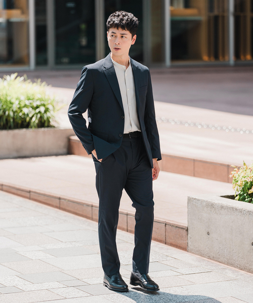 EDIFICE（エディフィス）の「"高通気＆吸水速乾" BREEZE COOL AKIHA スラックス【セットアップ着用可】（スラックス・メンズ・チャコールグレー/ブラック/ベージュ/ネイビー・SMALL/MEDIUM/LARGE/X-LARGE）」の12枚目の写真