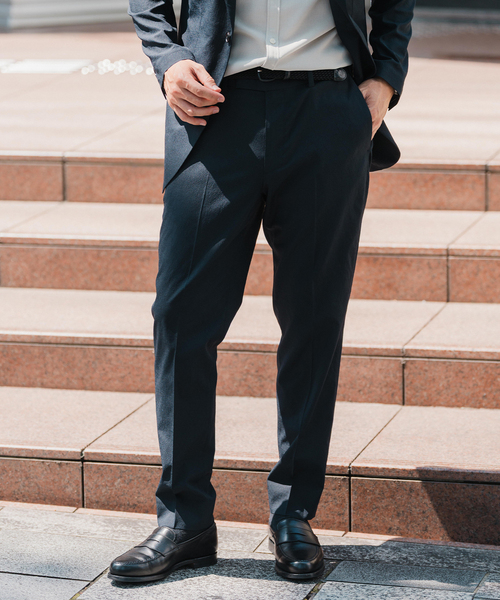 EDIFICE（エディフィス）の「"高通気＆吸水速乾" BREEZE COOL AKIHA スラックス【セットアップ着用可】（スラックス・メンズ・チャコールグレー/ブラック/ベージュ/ネイビー・SMALL/MEDIUM/LARGE/X-LARGE）」の13枚目の写真