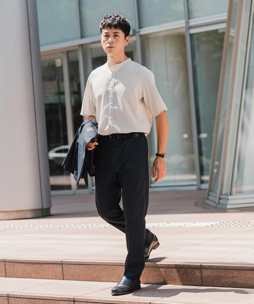 EDIFICE（エディフィス）の「"高通気＆吸水速乾" BREEZE COOL AKIHA スラックス【セットアップ着用可】（スラックス・メンズ・チャコールグレー/ブラック/ベージュ/ネイビー・SMALL/MEDIUM/LARGE/X-LARGE）」の17枚目の写真