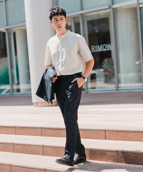 EDIFICE（エディフィス）の「"高通気＆吸水速乾" BREEZE COOL AKIHA スラックス【セットアップ着用可】（スラックス・メンズ・チャコールグレー/ブラック/ベージュ/ネイビー・SMALL/MEDIUM/LARGE/X-LARGE）」の18枚目の写真