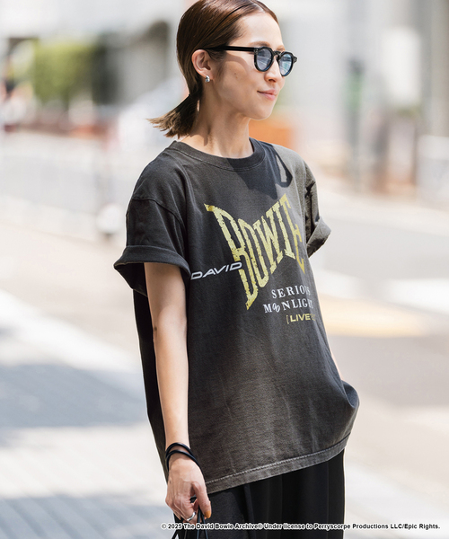 FRAMeWORK（フレームワーク）の「GOOD ROCK SPEED/グッドロックスピード DAVID BOWIE（Tシャツ/カットソー・レディース・スミクロ・FREE）」の21枚目の写真