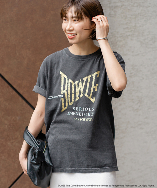 FRAMeWORK（フレームワーク）の「GOOD ROCK SPEED/グッドロックスピード DAVID BOWIE（Tシャツ/カットソー・レディース・スミクロ・FREE）」の4枚目の写真
