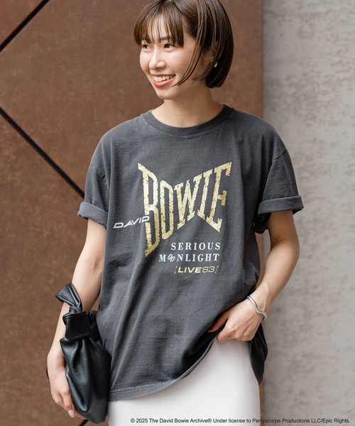 FRAMeWORK（フレームワーク）の「GOOD ROCK SPEED/グッドロックスピード DAVID BOWIE（Tシャツ/カットソー・レディース・スミクロ・FREE）」の5枚目の写真