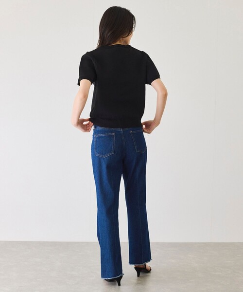 Jayro（ジャイロ）の「ビジューアソートボタン半袖カーディガン（カーディガン/ボレロ・レディース・ブラック/ホワイト系その他/ピンク・M）」の9枚目の写真