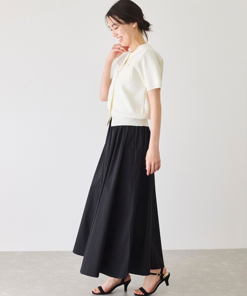 Jayro（ジャイロ）の「ビジューアソートボタン半袖カーディガン（カーディガン/ボレロ・レディース・ブラック/ホワイト系その他/ピンク・M）」の15枚目の写真