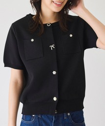 Jayro | ビジューアソートボタン半袖カーディガン(カーディガン/ボレロ)