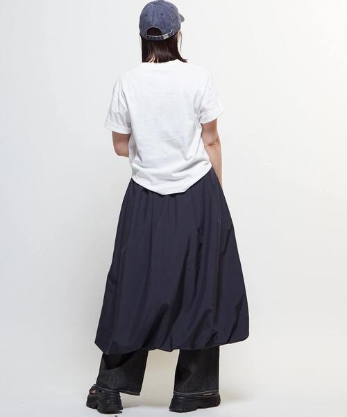 CONVERSE TOKYO（コンバーストウキョウ）の「LOGO PRINT TEE（Tシャツ/カットソー・レディース・杢グレー/ホワイト/ネイビー・FREE）」の8枚目の写真