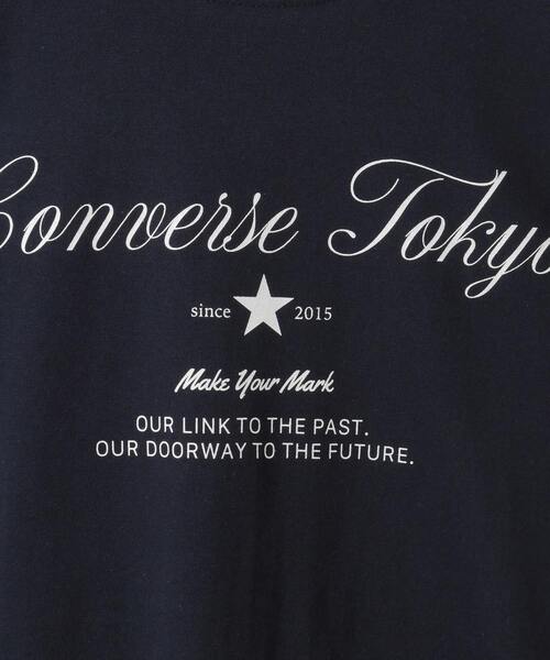 CONVERSE TOKYO（コンバーストウキョウ）の「LOGO PRINT TEE（Tシャツ/カットソー・レディース・杢グレー/ホワイト/ネイビー・FREE）」の20枚目の写真