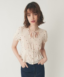 DEICY（デイシー）の「シフォンハート刺繍ブラウス（シャツ/ブラウス）」