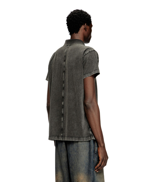 DIESEL（ディーゼル）の「メンズ ポロシャツ T-NOMELY（ポロシャツ・メンズ・ブラック/ダークインディゴブルー・LARGE/SMALL/XX-LARGE/XXX-LARGE/MEDIUM/X-LARGE/X-SMALL）」の8枚目の写真