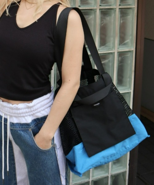 FIG&VIPER（フィグアンドバイパー）の「リバーシブルアクティブバッグ（トートバッグ・レディース・ブラック/ピンク・FREE）」の15枚目の写真