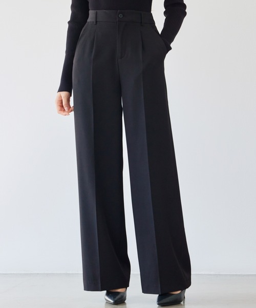 DRESS PLUS(ドレスプラス)の「パンツ ボトムス スラックス レディース(その他パンツ・レディース・ブラック/チャコール/ブラウン・S/M/XL/L)」の4枚目の写真