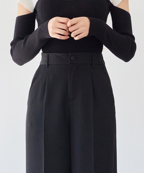 DRESS PLUS(ドレスプラス)の「パンツ ボトムス スラックス レディース(その他パンツ・レディース・ブラック/チャコール/ブラウン・S/M/XL/L)」の10枚目の写真
