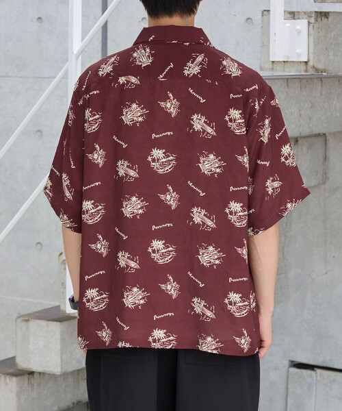 PENNEYS(ぺニーズ)の「PenneysHAWAII(ペニーズハワイ)別注トロピカル柄シャツ(シャツ/ブラウス・メンズ・ダークブラウン/ライトブルー・L/M/XL)」の15枚目の写真