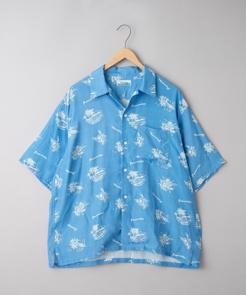 PENNEYS(ぺニーズ)の「PenneysHAWAII(ペニーズハワイ)別注トロピカル柄シャツ(シャツ/ブラウス・メンズ・ダークブラウン/ライトブルー・L/M/XL)」の18枚目の写真