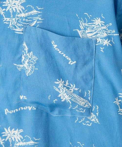 PENNEYS(ぺニーズ)の「PenneysHAWAII(ペニーズハワイ)別注トロピカル柄シャツ(シャツ/ブラウス・メンズ・ダークブラウン/ライトブルー・L/M/XL)」の21枚目の写真