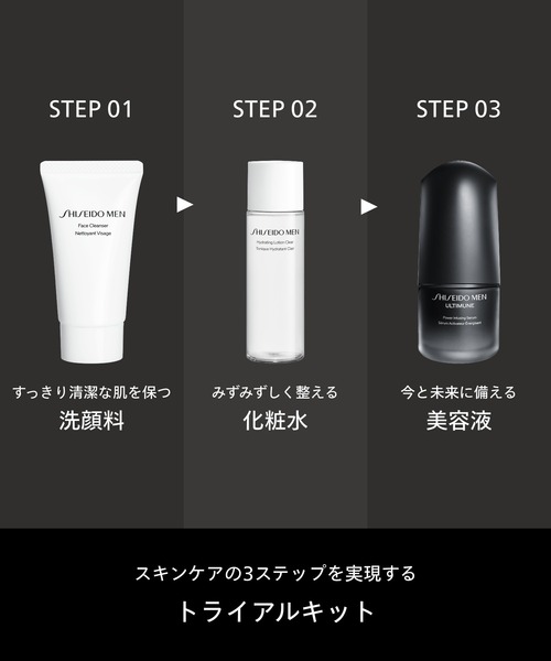SHISEIDO MEN（シセイドウ メン）の「SHISEIDO メン　アルティミューン　トライアルキット　Ｓ【数量限定品】（スキンケアキット/ギフトセット・メンズ・その他・ﾌﾘ-）」の6枚目の写真