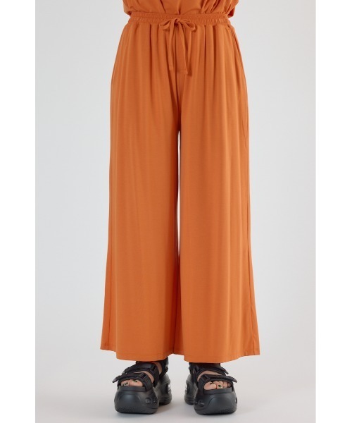 RODEO CROWNS WIDE BOWL（ロデオクラウンズワイドボウル）の「T/F リラックスパンツ（その他パンツ・レディース・ブラック/サックスブルー/ダークオレンジ・FREE）」の9枚目の写真