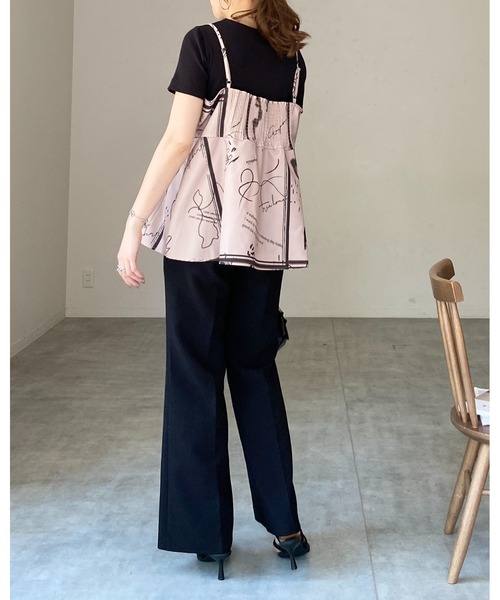 2wayフラワープリントビスチェ【25SS完売品】 TICCA｜2way フラワー プリント ビスチェ tbes-421-tr - Piu di