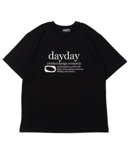 DAYDAY(デイデイ)の「カテゴリーロゴ S/S Tシャツ(Tシャツ/カットソー・レディース・ブラック/ネイビー/ホワイト・XL/L/M)」の2枚目の写真