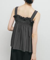 KBF | フリルギャザービスチェ(シャツ/ブラウス)