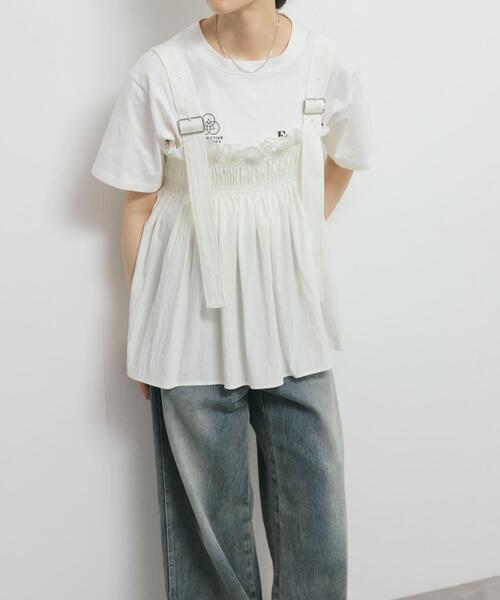 PINUE タフタギャザービスチェ ブラック【新品タグ付き】 2024年新作】ボリュームギャザービスチェ / 2color - Seagull select shop