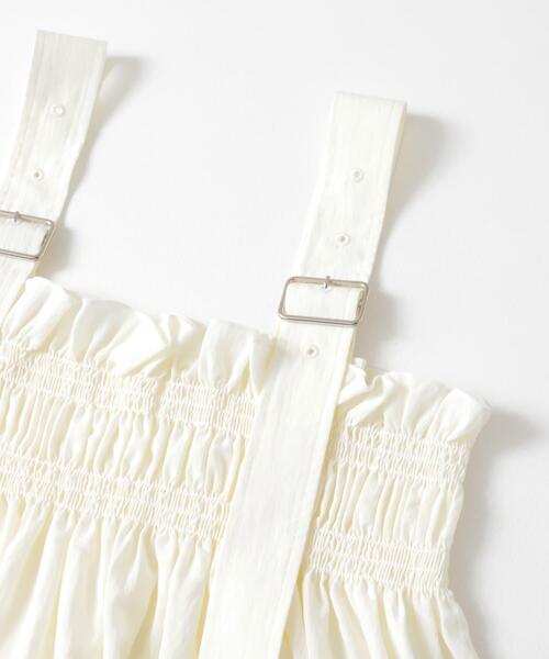 KBF（ケイビーエフ）の「フリルギャザービスチェ（シャツ/ブラウス・レディース・アイボリー/ベージュ系その他/チャコールグレー・ONE）」の18枚目の写真