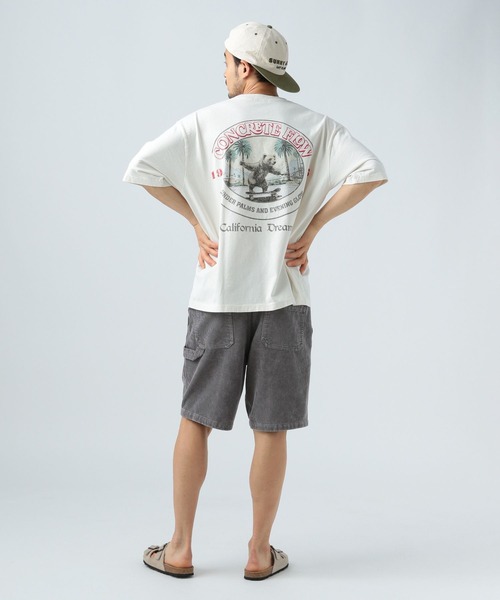 BAYFLOW（ベイフロー）の「ヴィンテージライクアニマルTシャツ（Tシャツ/カットソー・メンズ・オフホワイト/チャコール/ベージュ/ネイビー・MEDIUM/LARGE）」の7枚目の写真