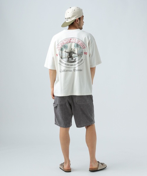BAYFLOW（ベイフロー）の「ヴィンテージライクアニマルTシャツ（Tシャツ/カットソー・メンズ・オフホワイト/チャコール/ベージュ/ネイビー・MEDIUM/LARGE）」の8枚目の写真