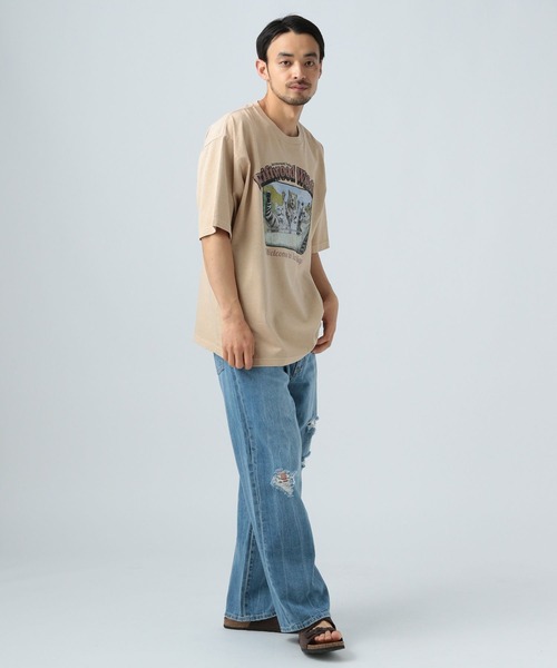 BAYFLOW（ベイフロー）の「ヴィンテージライクアニマルTシャツ（Tシャツ/カットソー・メンズ・オフホワイト/チャコール/ベージュ/ネイビー・MEDIUM/LARGE）」の17枚目の写真
