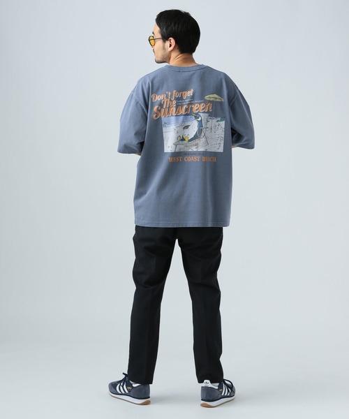 BAYFLOW（ベイフロー）の「ヴィンテージライクアニマルTシャツ（Tシャツ/カットソー・メンズ・オフホワイト/チャコール/ベージュ/ネイビー・MEDIUM/LARGE）」の20枚目の写真