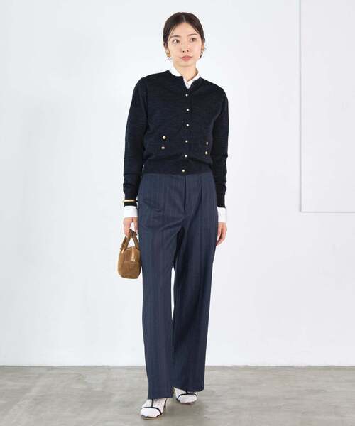 新品未使用☆IENA イエナ　ARKABA 長袖　カーディガン　ウール　グレー IENA（イエナ）の「ARKABA CREW カーディガン（カーディガン/ボレロ