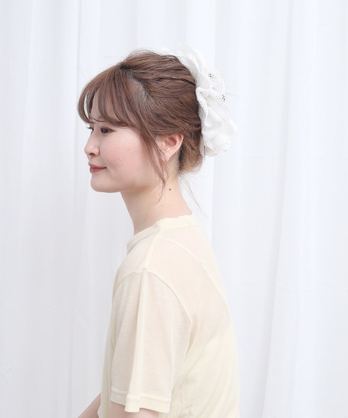 fig London(フィグロンドン)の「chouchou Nina(シュシュ・レディース・ホワイト/ブラック・FREE)」の13枚目の写真
