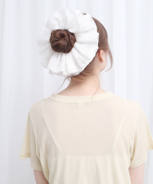 fig London(フィグロンドン)の「chouchou Nina(シュシュ・レディース・ホワイト/ブラック・FREE)」の16枚目の写真