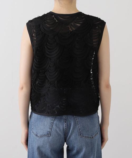 【美品】JOURNAL STANDARDモチーフチュールベスト JOURNAL STANDARD（ジャーナルスタンダード）の「モチーフチュール