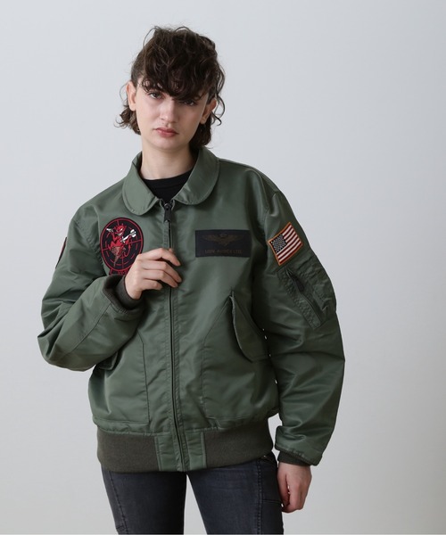 AVIREX✨フライトジャケット CWU-36/P 黒 L ブラック 薄手 AVIREX アビレックス CWU-36P WASHED CWU36P TOMCATTERS