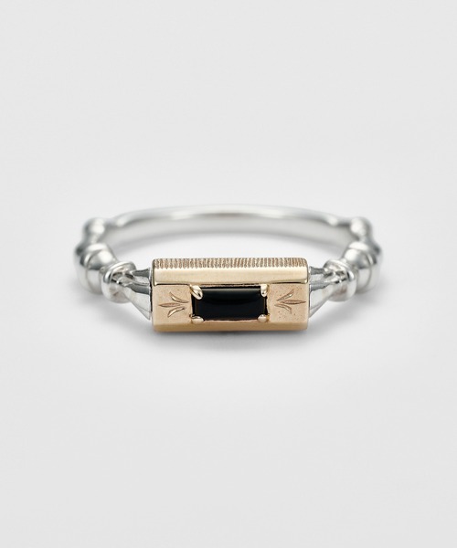 agete アガット 10ｋ オニキスリング リング K5ルビー／オニキスリング（リング）｜agete（アガット）の